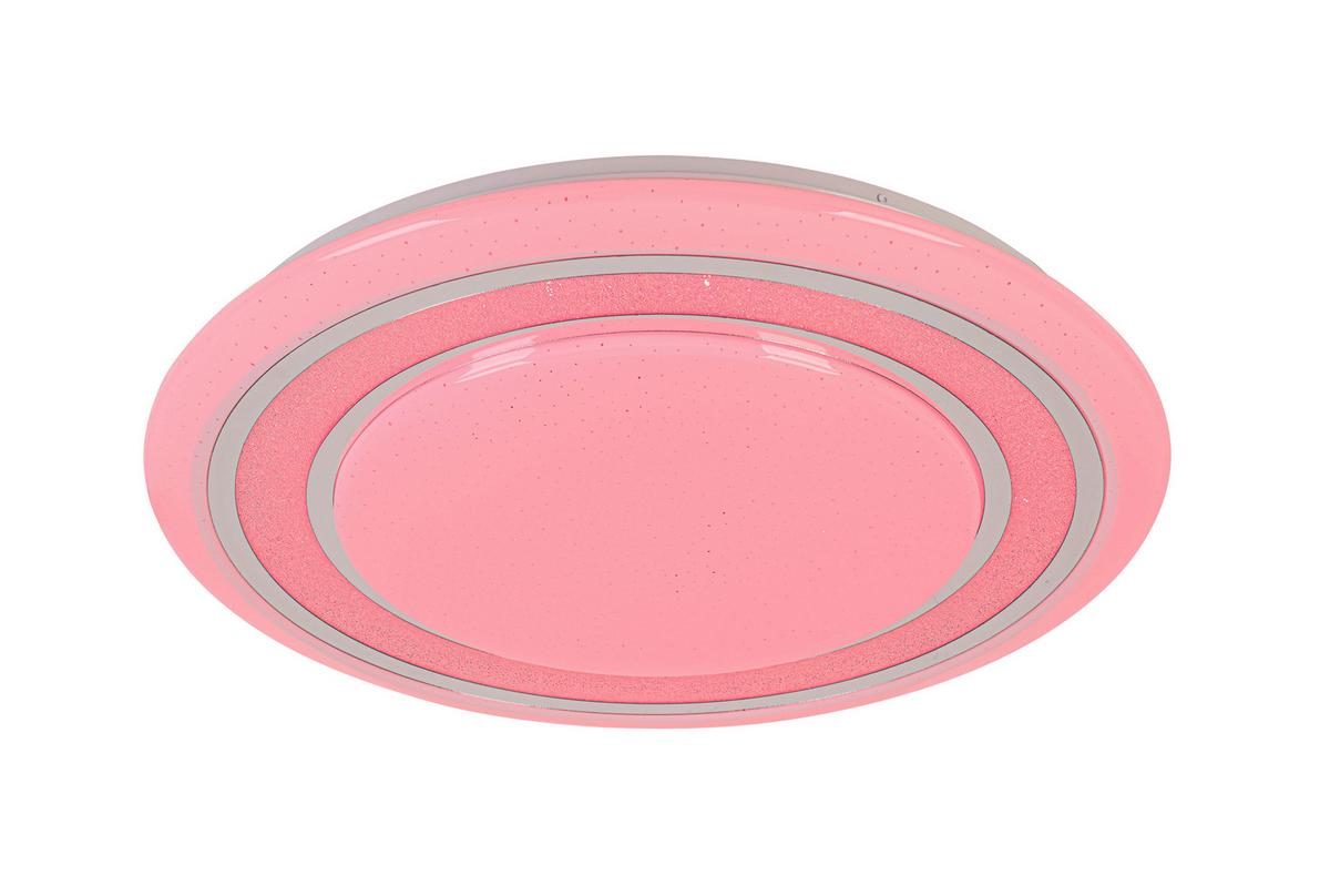Led Mennyezeti Lámpa Giesbert - króm/fehér, Modern, műanyag/fém (55/8cm) - Premium Living
