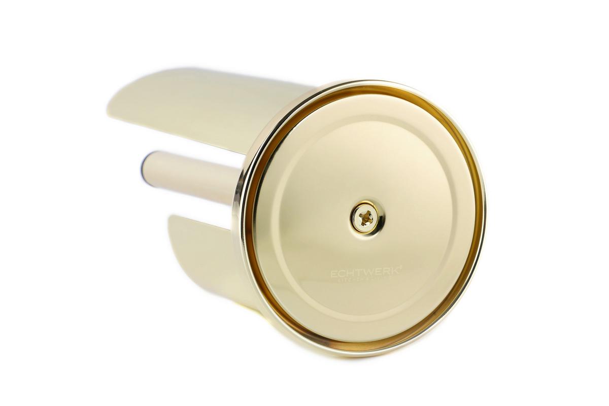 Suport rolă bucătărie - auriu, Basics, metal (15,5/33cm) - Echtwerk