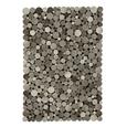 Lederteppich Lukas in Grau, ca. 130x190cm - Grau, MODERN, Leder/Textil (130/190cm) - MÖMAX modern living