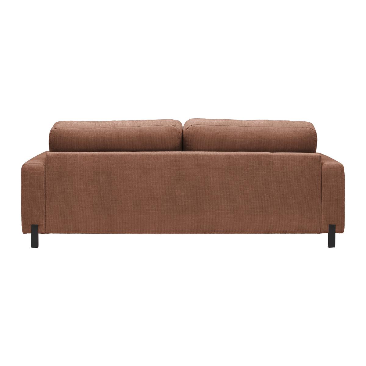 3-Sitzer-Sofa Piega Rosa - Schwarz/Rosa, MODERN, Textil/Metall (230/66-87/96cm) - Mömax