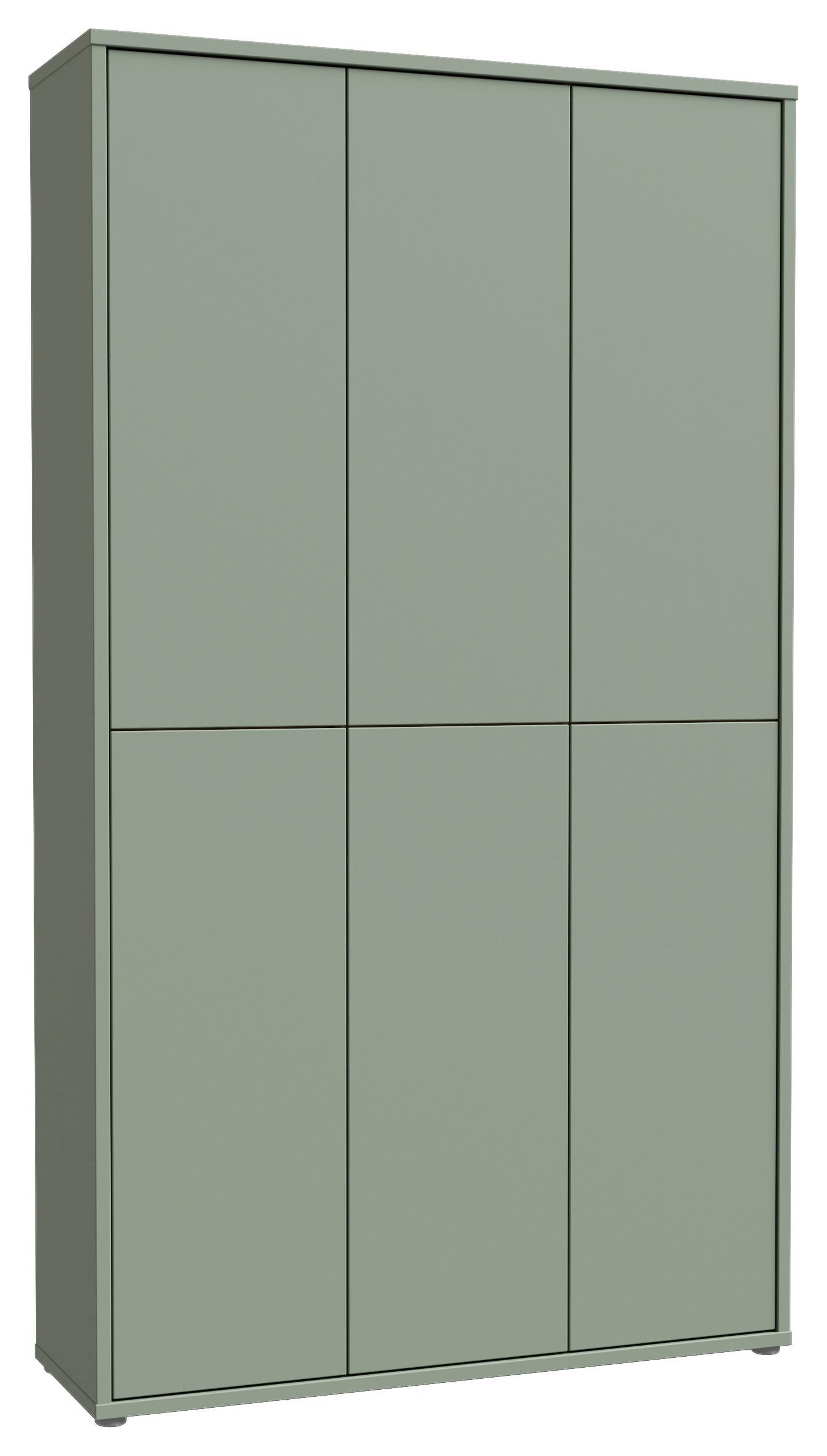 Ormar Za Cipele Alice Springs - siva/boje kadulje, Basics, drvni materijal/plastika (110/192/35cm) - Modern Living