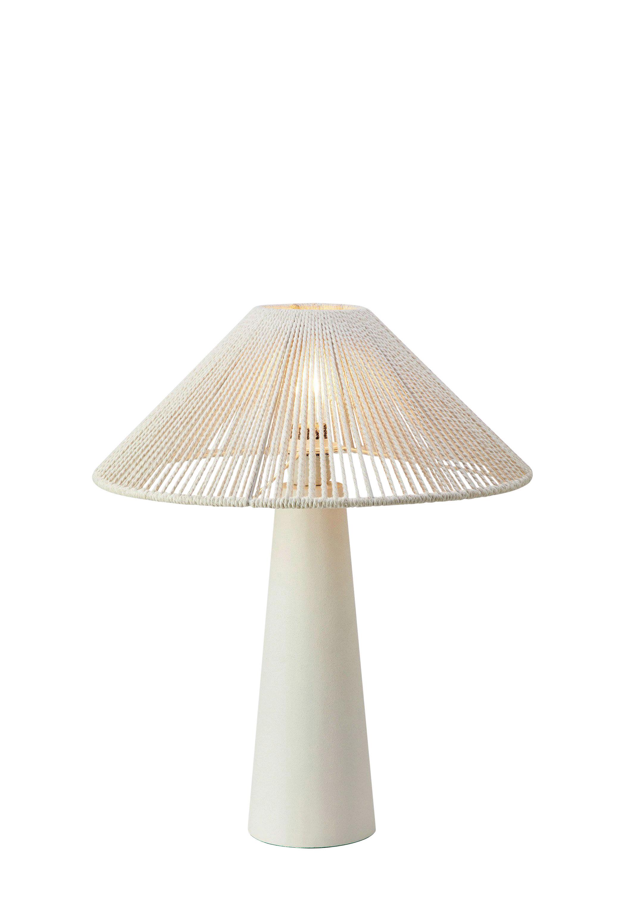 Tischleuchte Favoro Table Beige max. 40 Watt - Beige, Basics, Textil/Metall (40/40/50cm) - Markslöjd