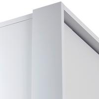 Cornișă ALABAMA - gri deschis, Modern, material pe bază de lemn (47/2/58cm) - Modern Living