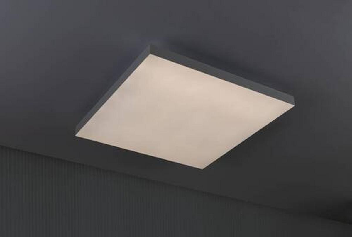 LED-Paneel Velora Rainbow in Weiß max. 19 Watt - Weiß, Basics, Metall (45/45/6,4cm) - Paulmann