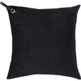 Zierkissen Big in Schwarz, ca. 60x60cm - Schwarz, MODERN, Textil (60/60cm) - PREMIUM LIVING