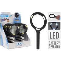 Kézi Nagyító Cob Led - műanyag (11cm)