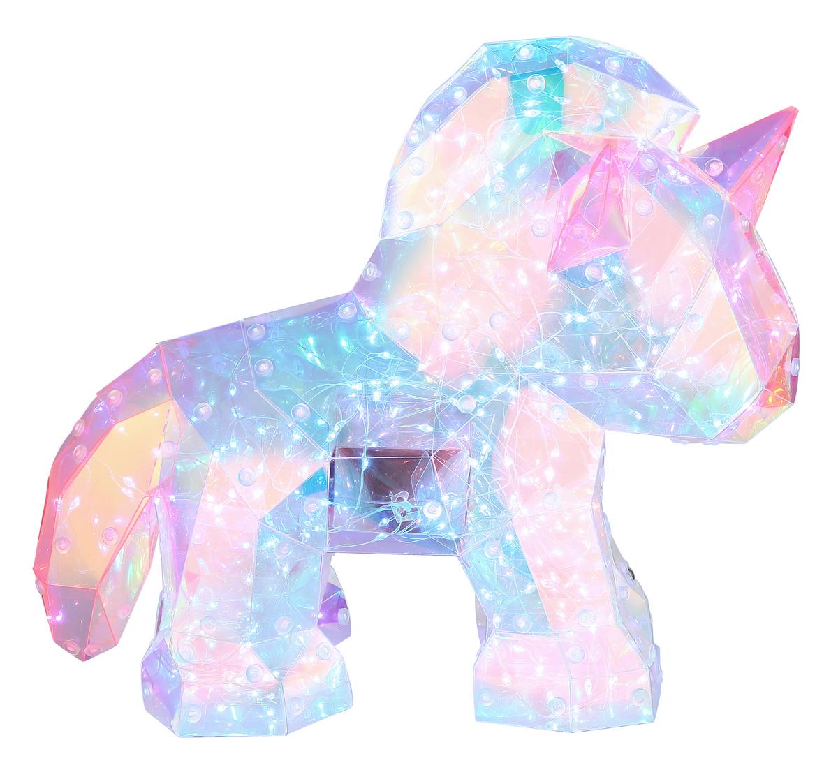 LED-TISCHLEUCHTE 28088N BRONDAR - Klar/Pink, Basics, Kunststoff (30/14/26cm) - Globo