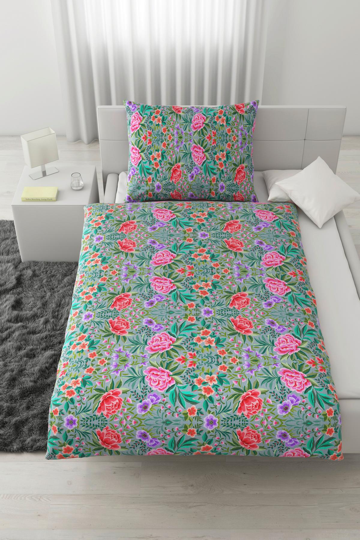 Lenjerie de pat Vivien cca. 140x200/50x70 cm - multicolor, Romantik / Landhaus, textil (140/200cm) - Mömax