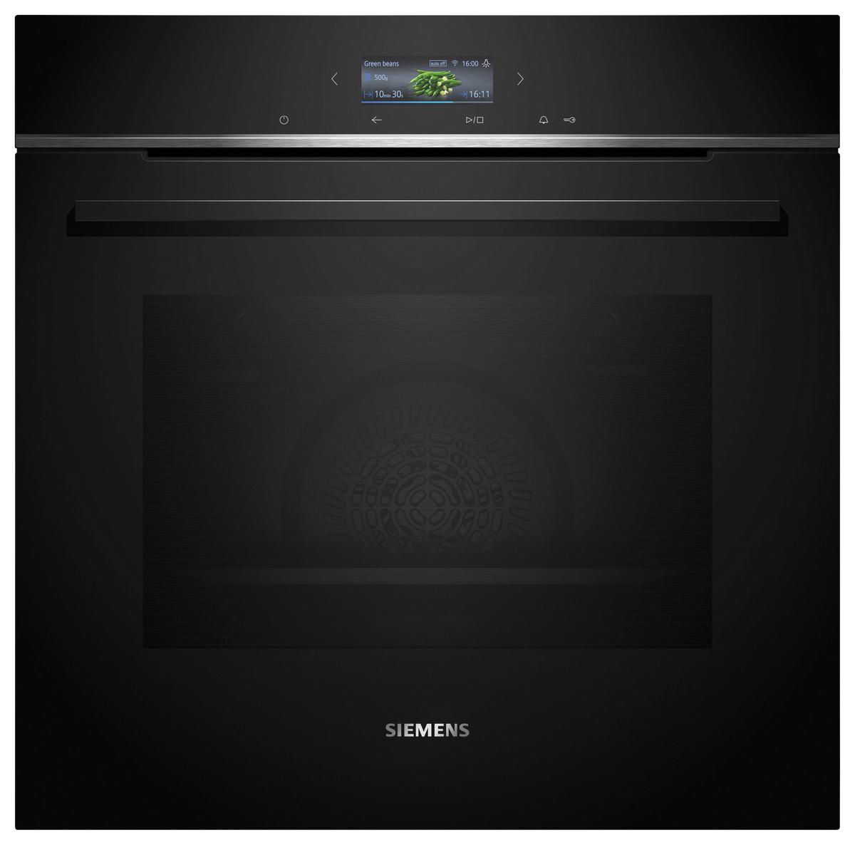 Einbaubackofen HB734G1B1 Schwarz - Schwarz, Metall (59,4/59,5/54,8cm) - Siemens