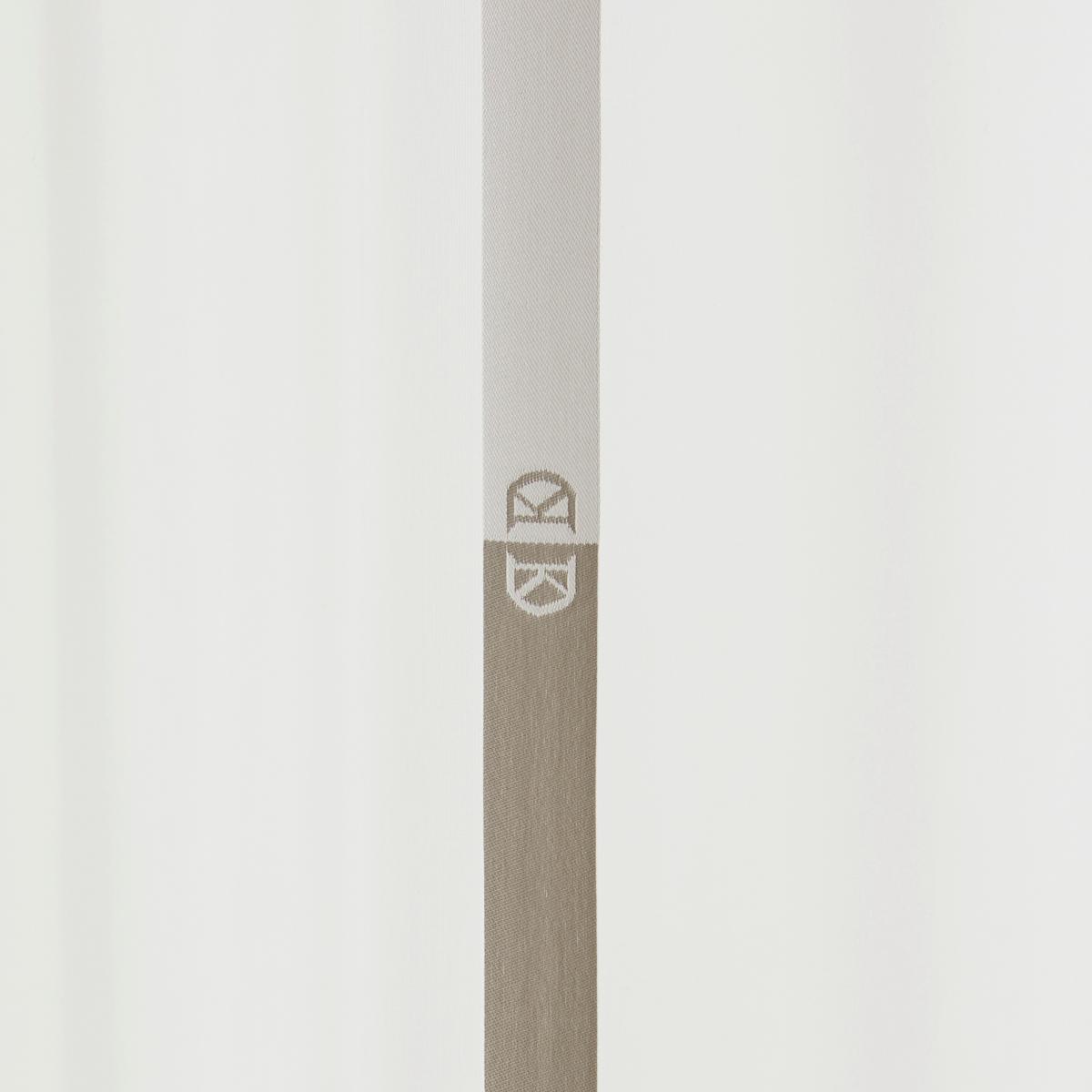 ZASŁONA NA PRZELOTKACH MIGUEL - szary/taupe, Konventionell, tkanina (140/260cm) - Dieter Knoll