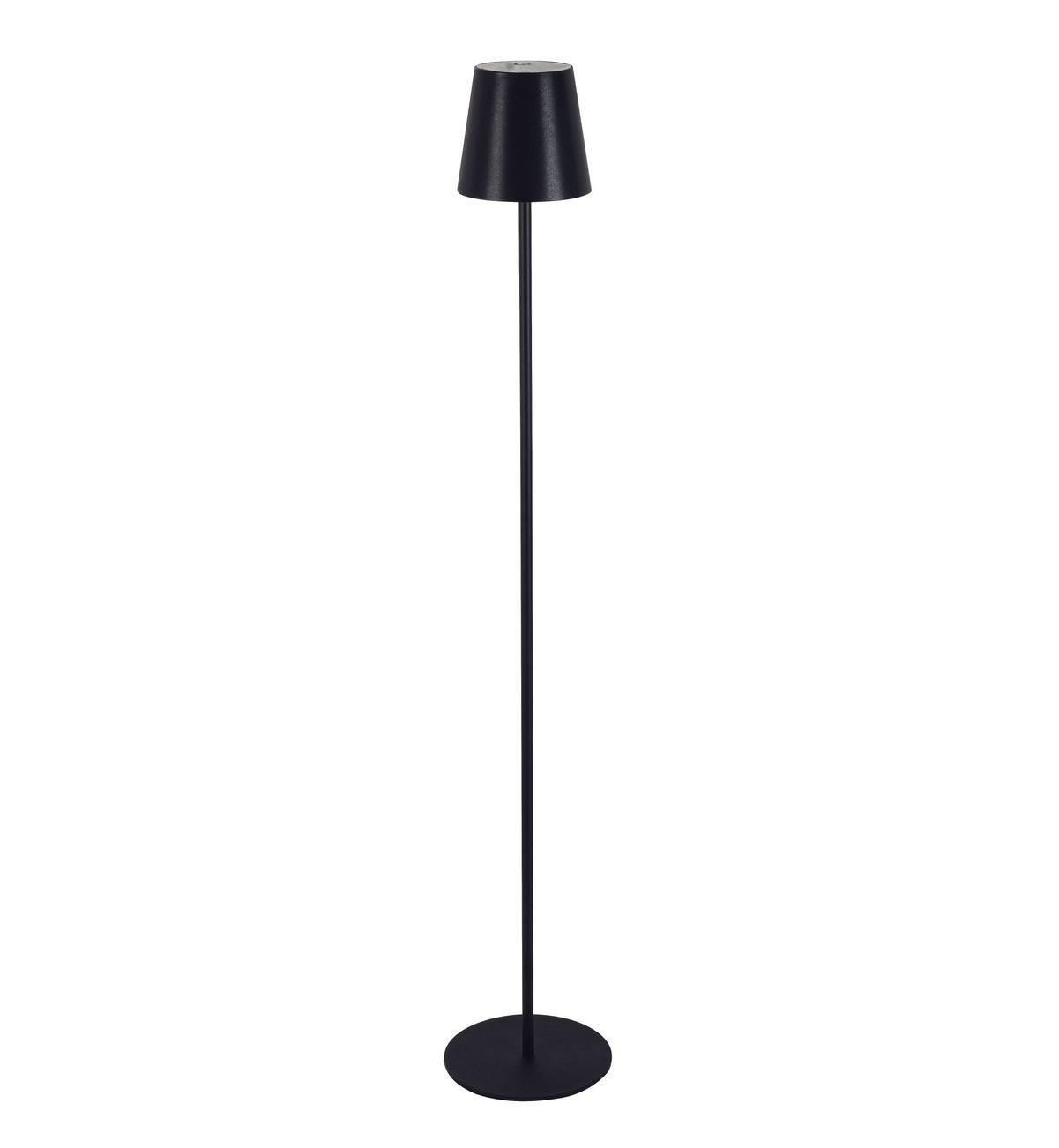 AKUMULATOROWA LAMPA STOJĄCA FORT LAUDERDALE *SBN* - czarny, Konventionell, tworzywo sztuczne/metal (22/130cm) - Novel