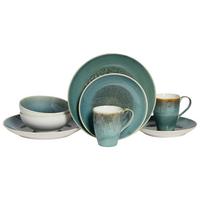 Kombinirani Servis Caldera Grün, 8-Delni - zelena/bela, Basics, keramika - Creatable