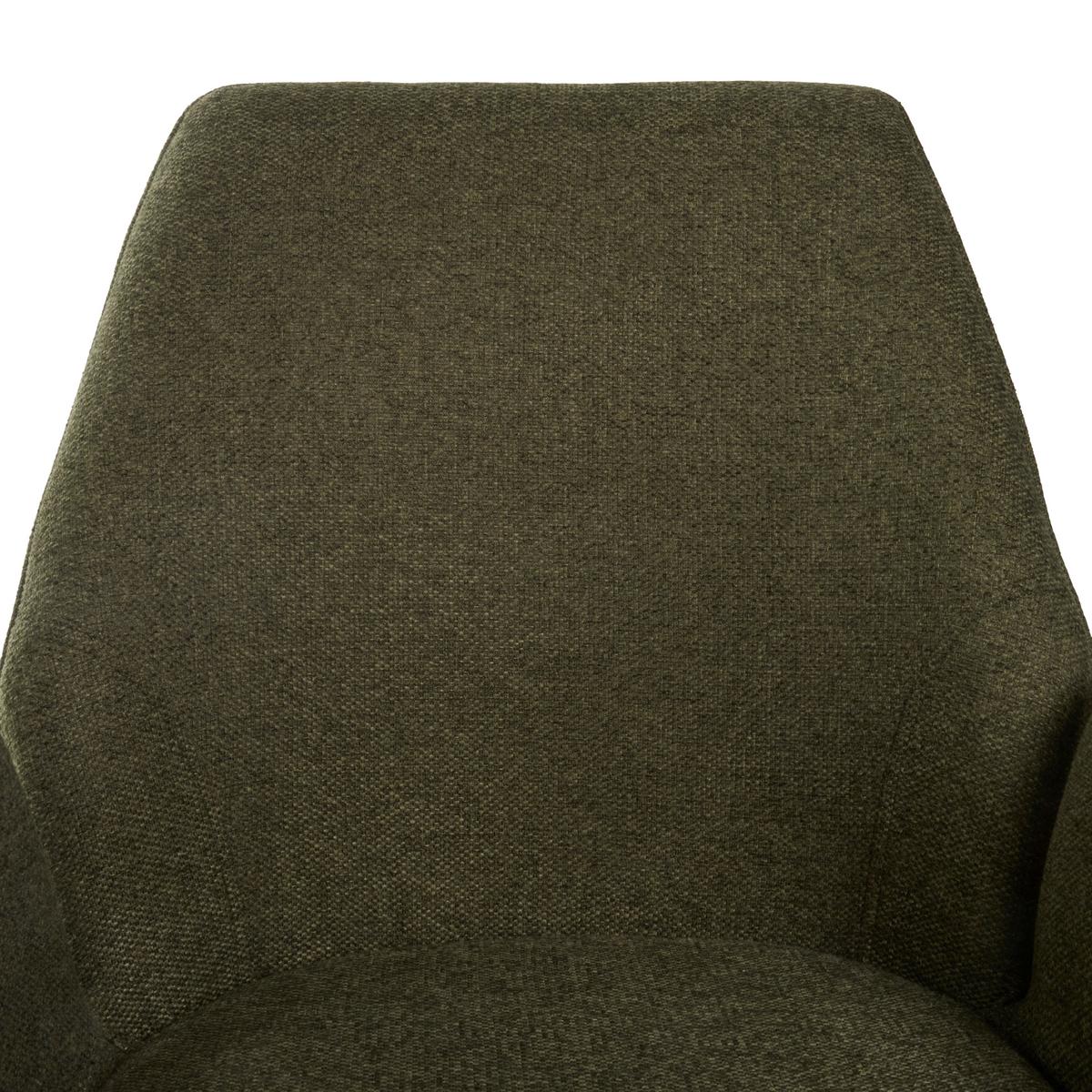 KRZESŁO Z PODŁOKIETNIKAMI DALIA - zielony/czarny, Lifestyle, metal/tkanina (59/88/62.5cm) - MID.YOU