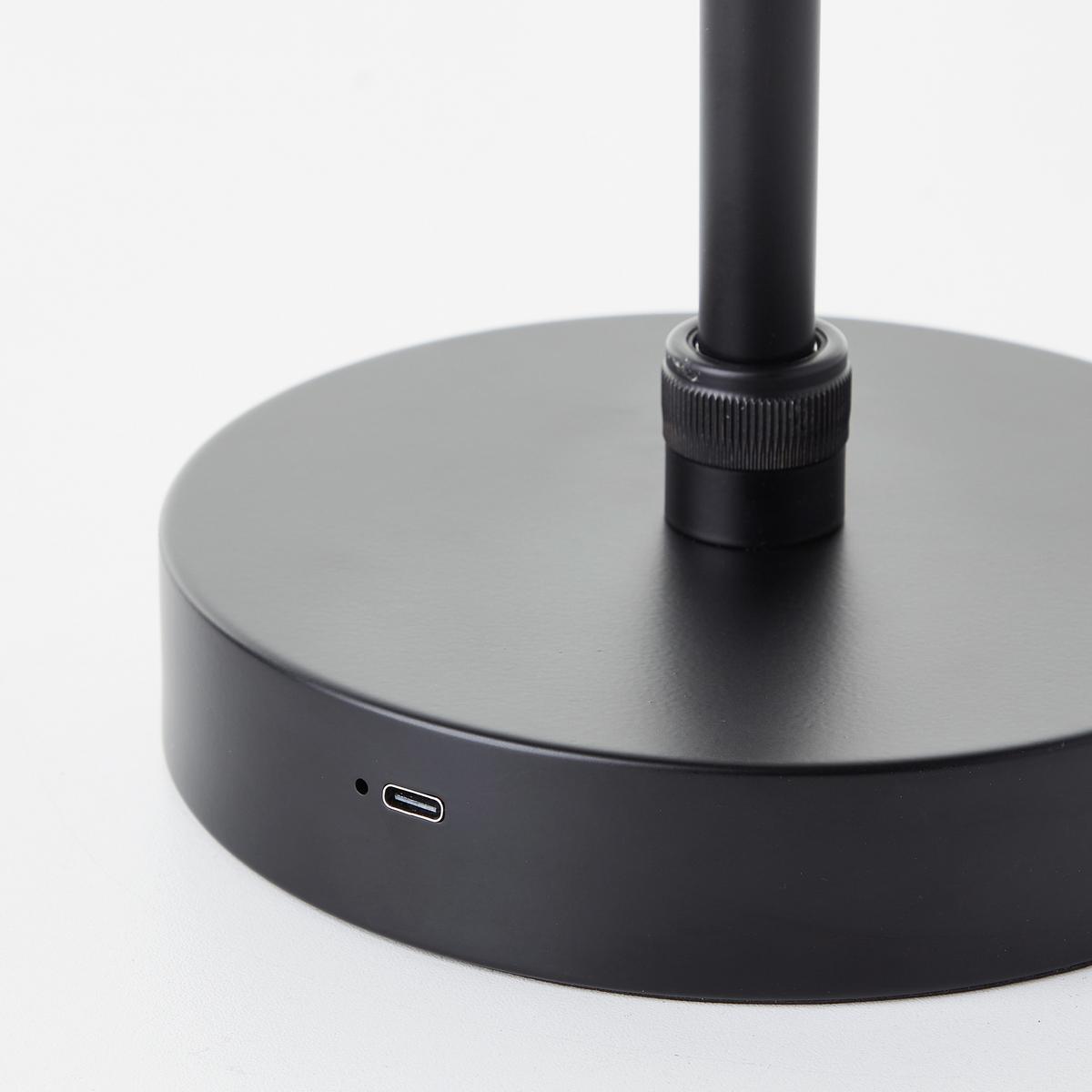 LAMPA STOŁOWA LED G60175/06 PESSO LED / TL - czarny, Konventionell, tworzywo sztuczne/metal (22,6/45/16cm) - Brilliant