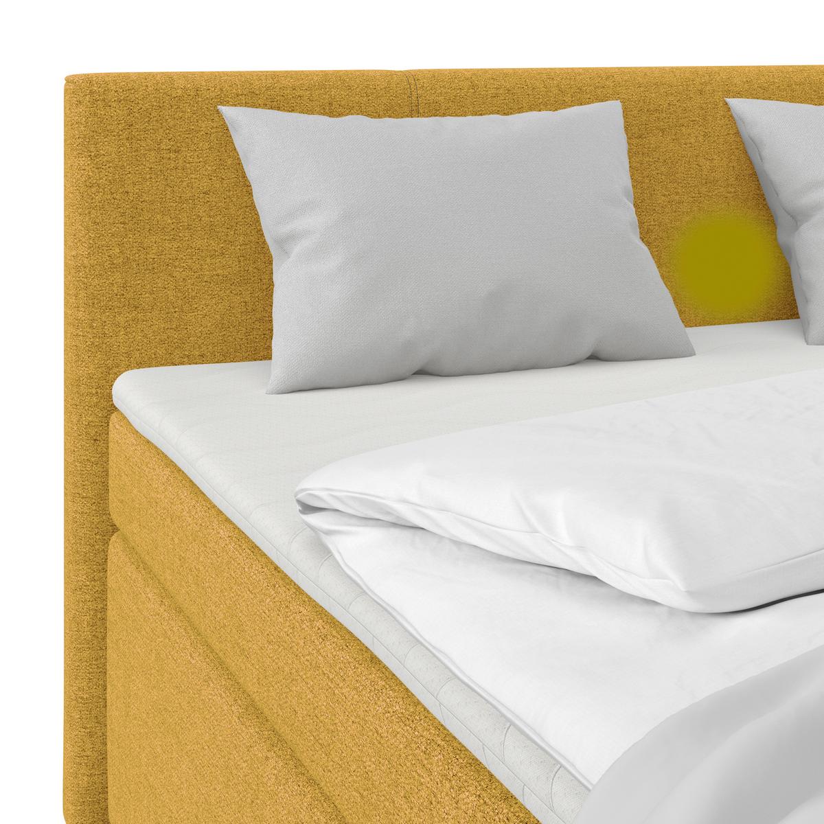 Boxspring Krevet Mira - boje grafita/srebrne boje, Konvencionalno, metal/tekstil (160/200cm) - Best Price