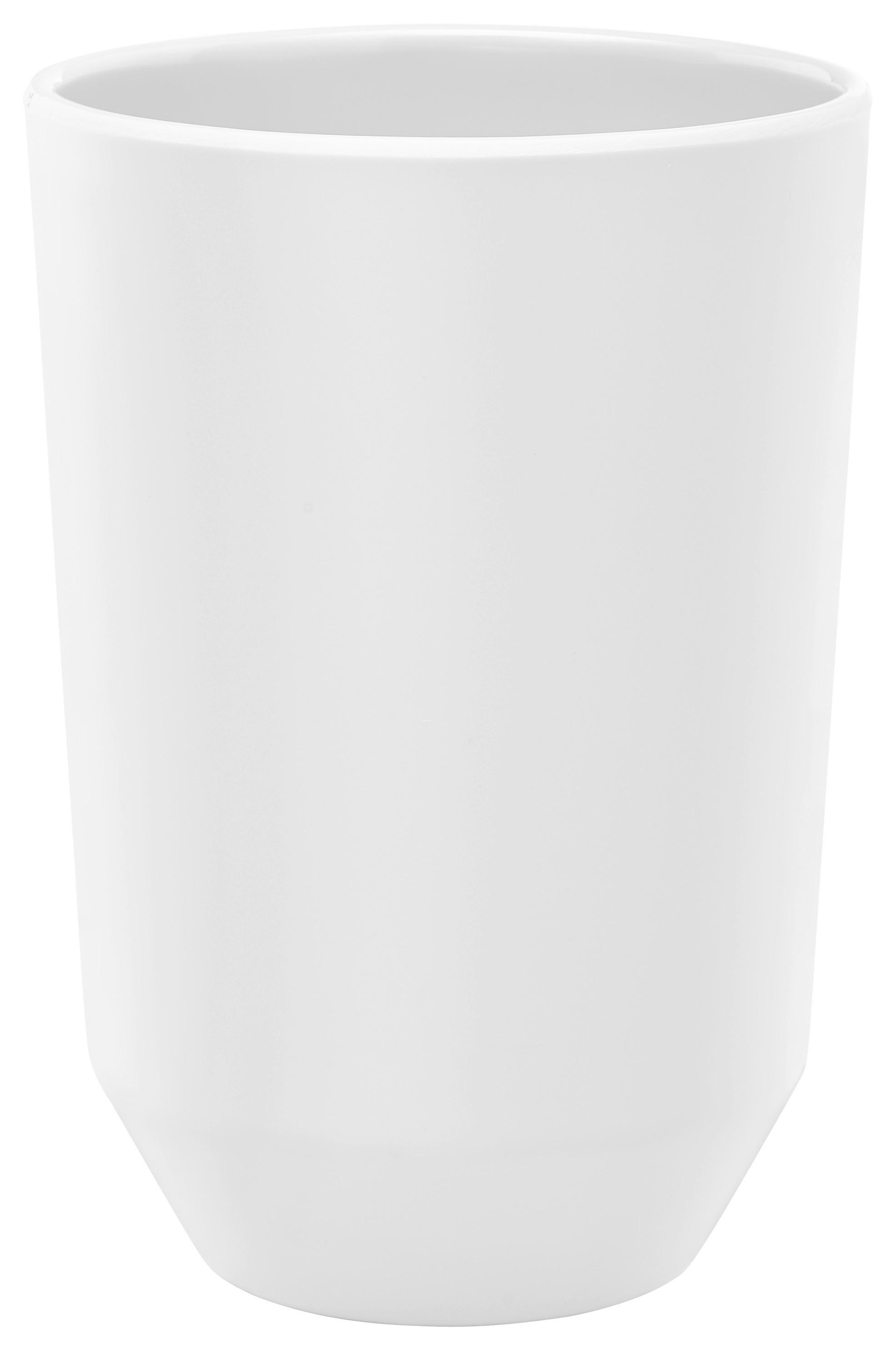 Fogmosópohár Lilo - fehér, Modern, műanyag (7,62/10,8cm) - Modern Living
