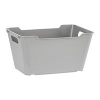 Košarica Za Shranjevanje Lotta -M- Ca. 6l -Ext- - siva, Moderno, umetna masa (29,5/19/15cm) - Mömax