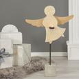 Dekoengel Marie H ca. 66 cm - Naturfarben, MODERN, Holz (66cm)