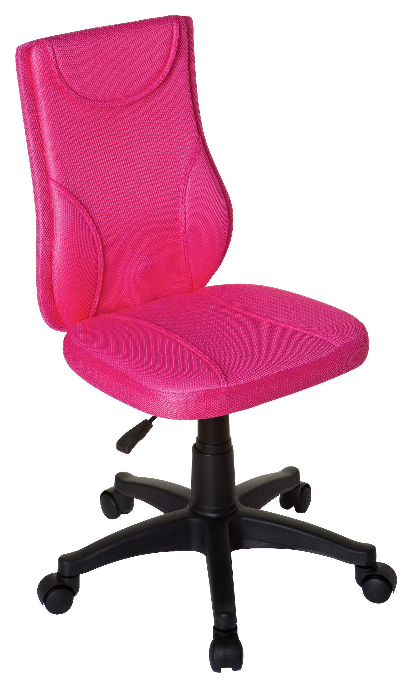 Jugenddrehstuhl Kiddy Base ca. 46x84-94x40 cm Pink - Pink, Basics, Kunststoff (46/84-94/40cm) - MID.YOU