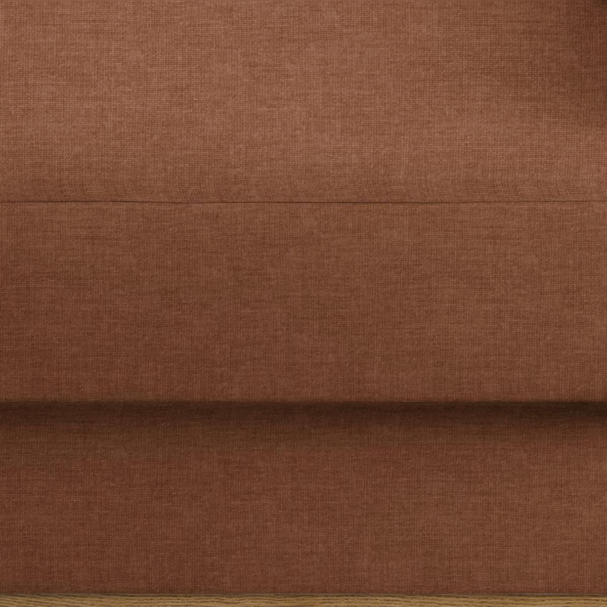Wohnlandschaft Romeo Rostfarben - Rostfarben/Schwarz, KONVENTIONELL, Holz/Textil (167/87/234cm) - Zandiara