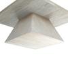 COUCHTISCH THIAGO - Creme, MODERN, Holzwerkstoff/Stein (55/34/55/34/32/46cm) - Bessagi Home