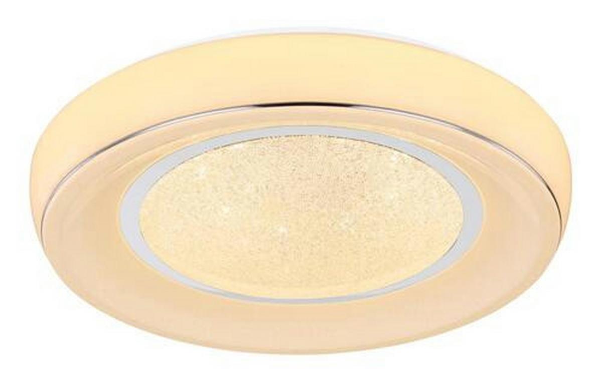 LED-Deckenleuchte Mickey max. 24 Watt - Klar/Opal, MODERN, Kunststoff/Metall (49/9cm)