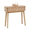 KONSOL SKANDY - naturfärgad, Modern, trämaterial/trä (80/78/30cm) - Premium Living