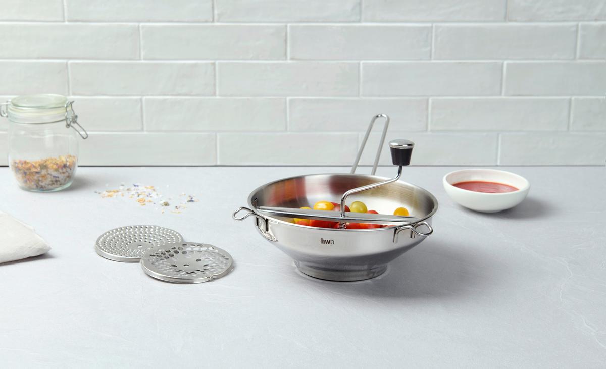 SITKO DO PRZECIERANIA LD-10108-02 - kolor stalowy, Basics, metal (24/8,4cm) - Homeware Profession.