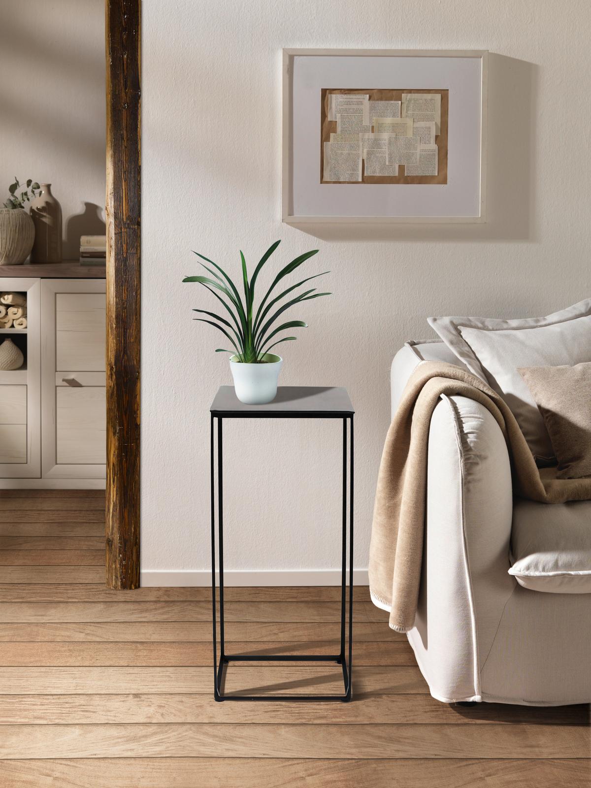 STOJAK NA KWIATY SILKE - czarny, Lifestyle, metal (25/25/60cm) - Landscape