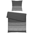 Bettwäsche Alessio Anthrazit 135x200cm - Anthrazit, KONVENTIONELL, Textil (135/200cm) - Mömax modern living