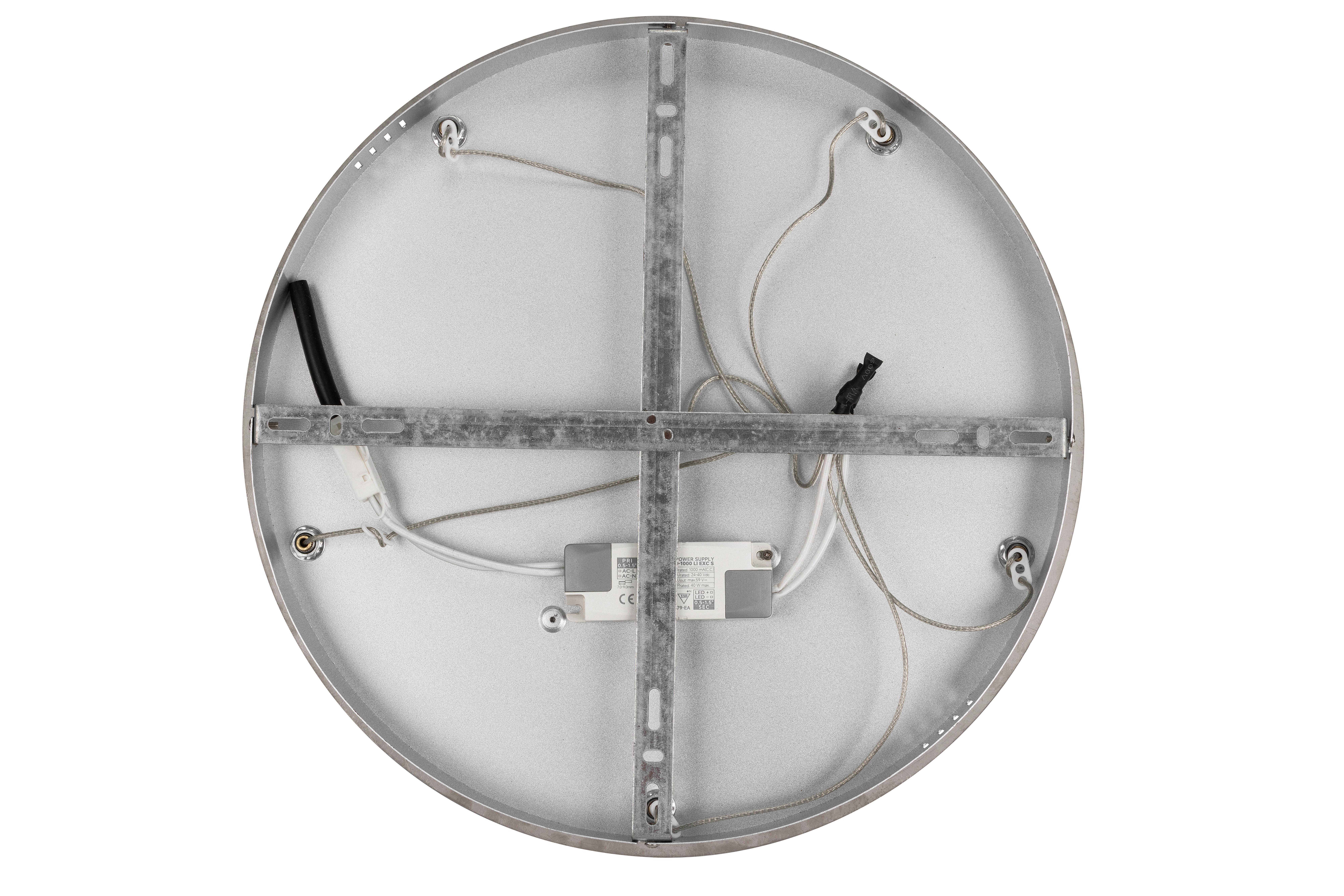 LED-HÄNGLAMPA RONG - kromfärg, Modern, metall/plast (60/60/120cm)