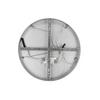 LED-HÄNGLAMPA RONG - kromfärg, Modern, metall/plast (60/60/120cm)