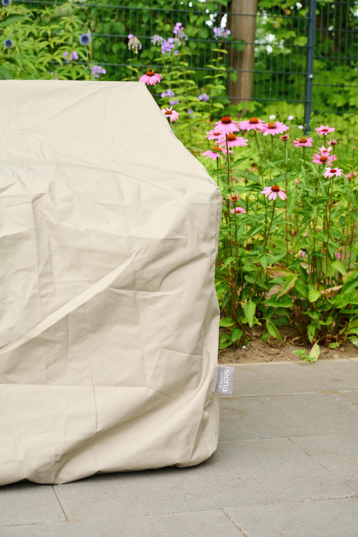 SCHUTZHÜLLE PLUS BANK SCHUTZHÜLLE - Beige, MODERN, Kunststoff (75/85/130cm) - Siena Garden