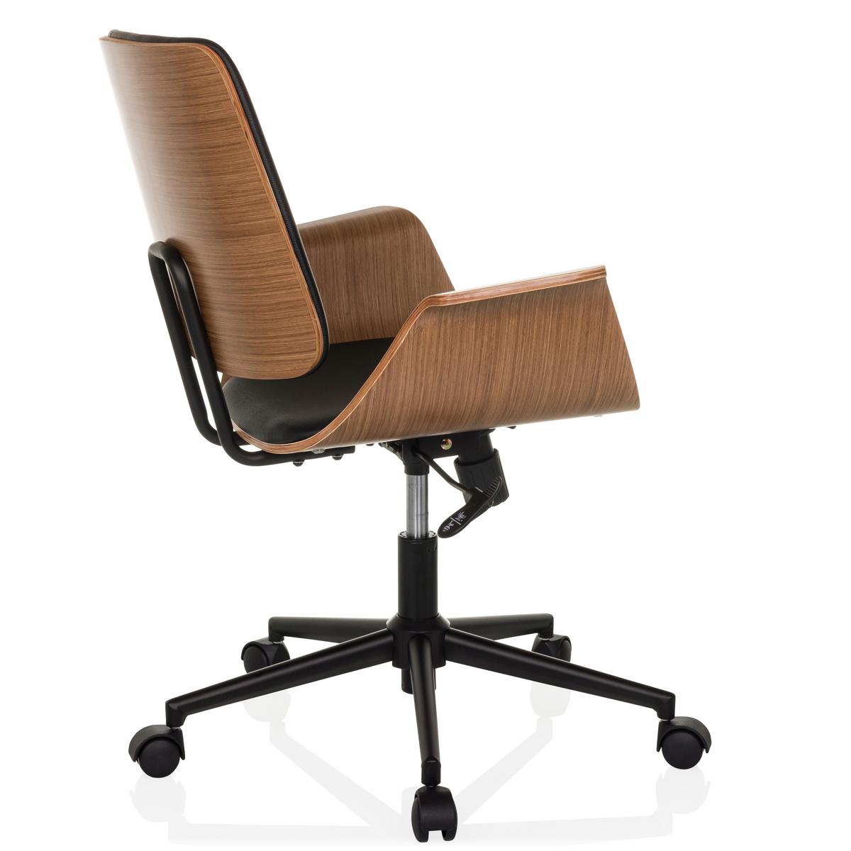 Pisarniški Stol Cenca I, Črna - črna, Moderno, kovina/umetna masa (68/92/63,5cm) - MID.YOU