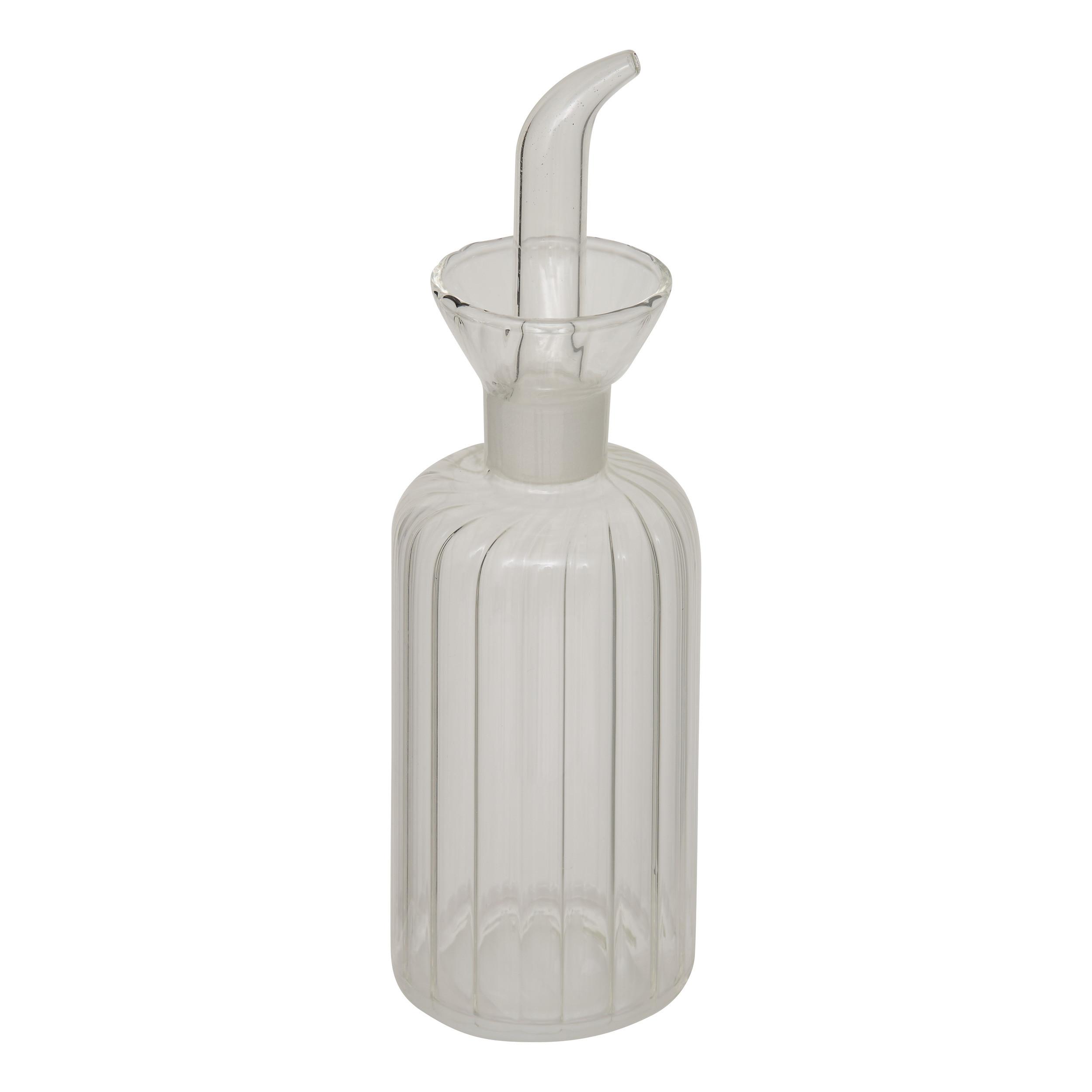 Sticlă ulei/oțet Mira - cca. 0,25L - străveziu, Basics, sticlă (6/19,8cm)