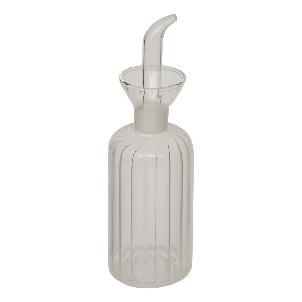 Sticlă ulei/oțet Mira - cca. 0,25L - străveziu, Basics, sticlă (6/19,8cm)