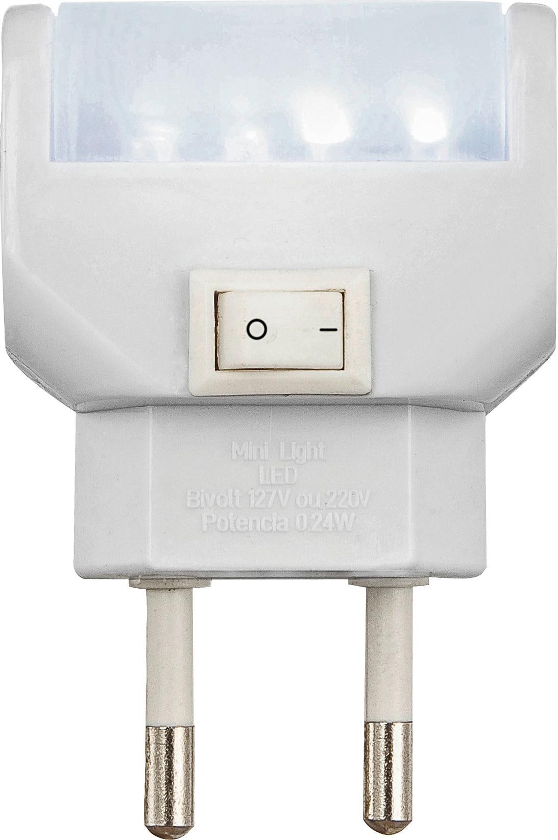 Nočna Lučka Sabsi, Led, Bela - bela, umetna masa (4,7/2,5/7cm) - Globo