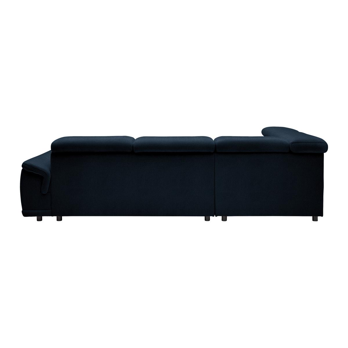 Kutna Garnitura Gremio - tamno plava/crna, Moderno, tekstil/plastika (206/283cm) - Modern Living