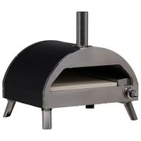 Pizzaofen Kerang ca. 56,3x56,5x54 cm Silber - Silberfarben, KONVENTIONELL, Metall (56,3/56,5/54cm) - Gardenson