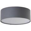 PLAFONDLAMP ANNABELL - Wit/Antraciet, Design, Kunststof/Textiel (37/37/13cm) - Novel