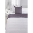 Bettwäsche Belinda ca. 200x200cm - Anthrazit/Hellgrau, Textil (200/200cm) - PREMIUM LIVING