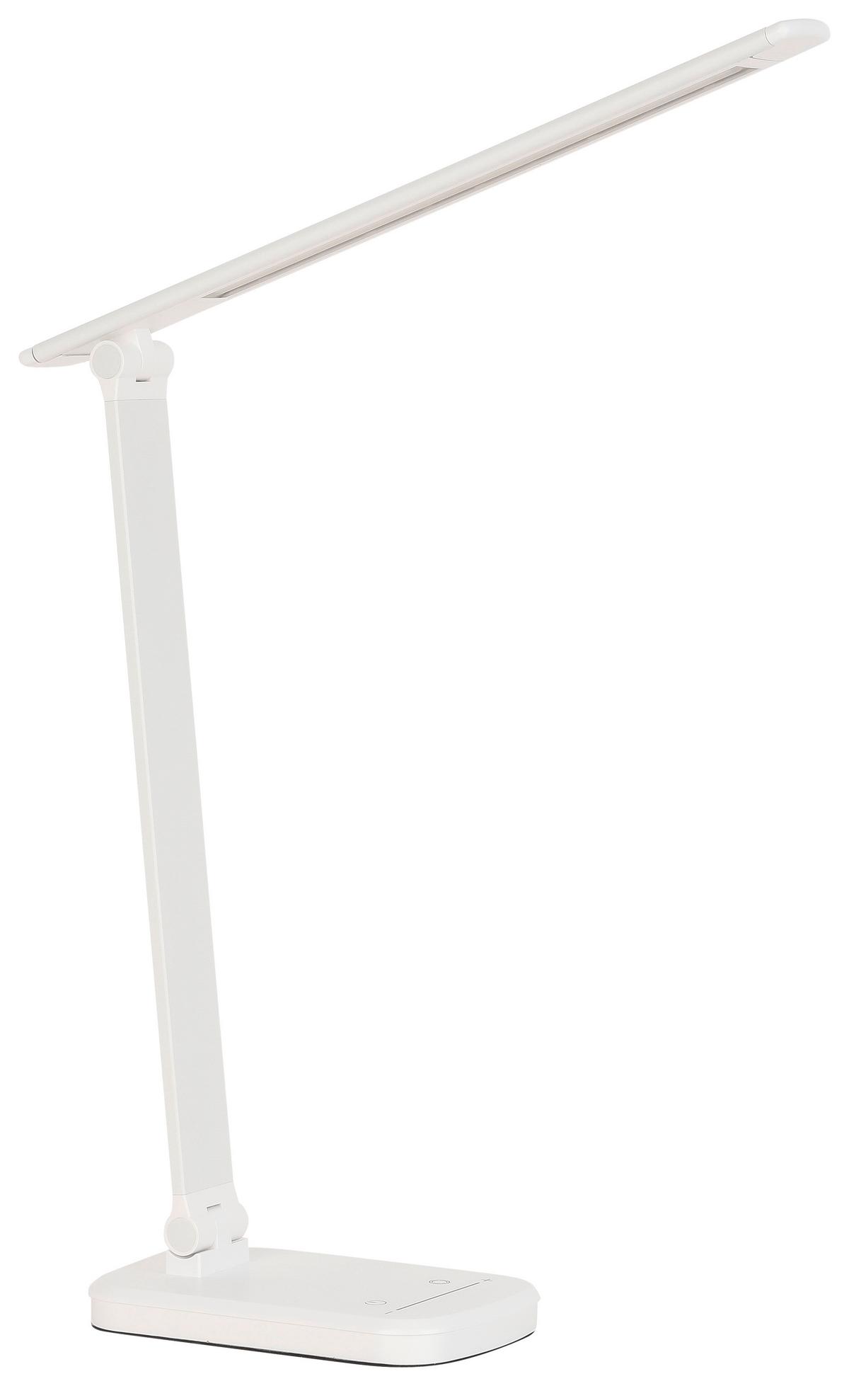 Namizna Led-svetilka Tomi - bela, Moderno, kovina/umetna masa (38,5/10,2/35,9cm) - Mömax