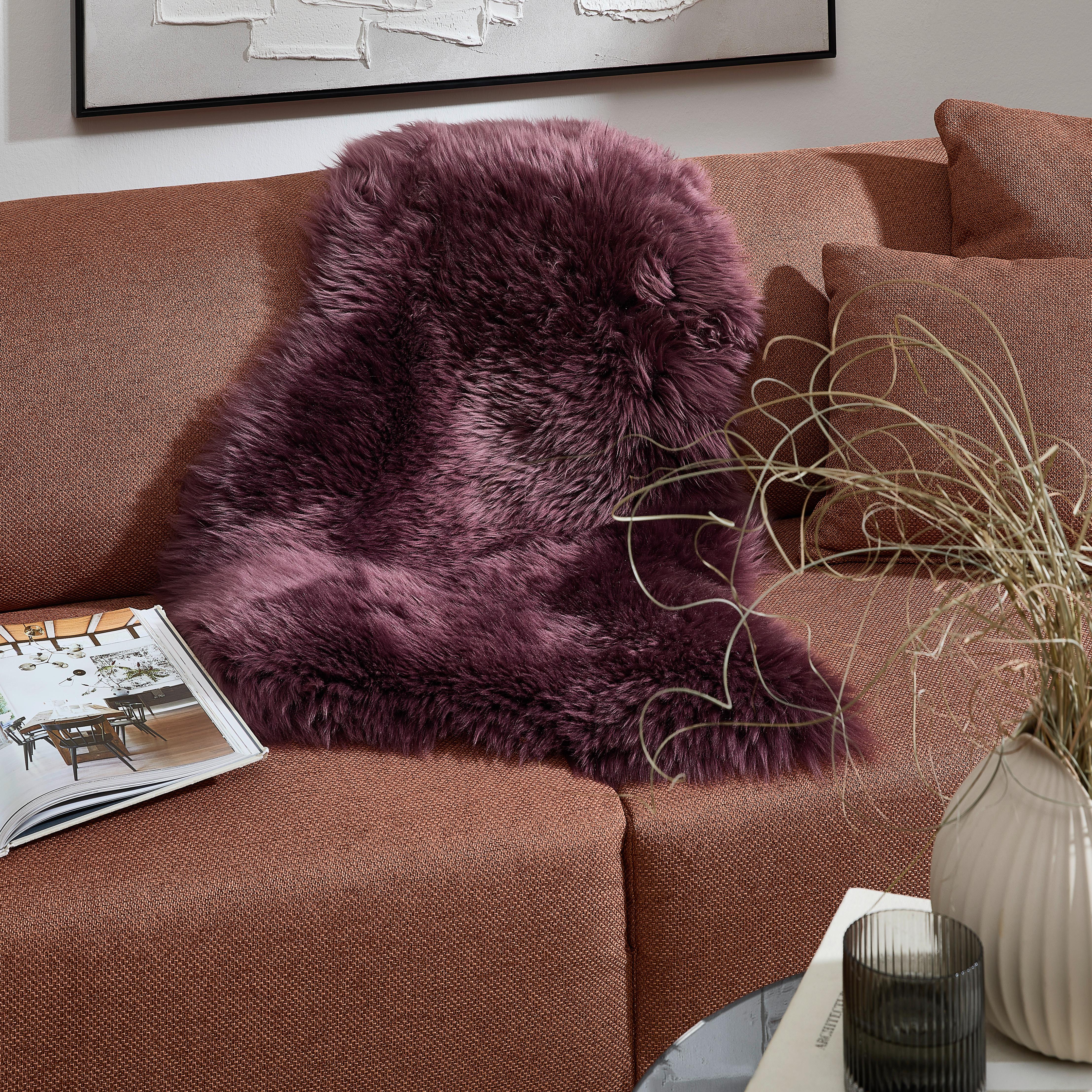 FUTRO OWCZE HOBART - liliowy, Trend, futro (60/90cm) - Linea Natura