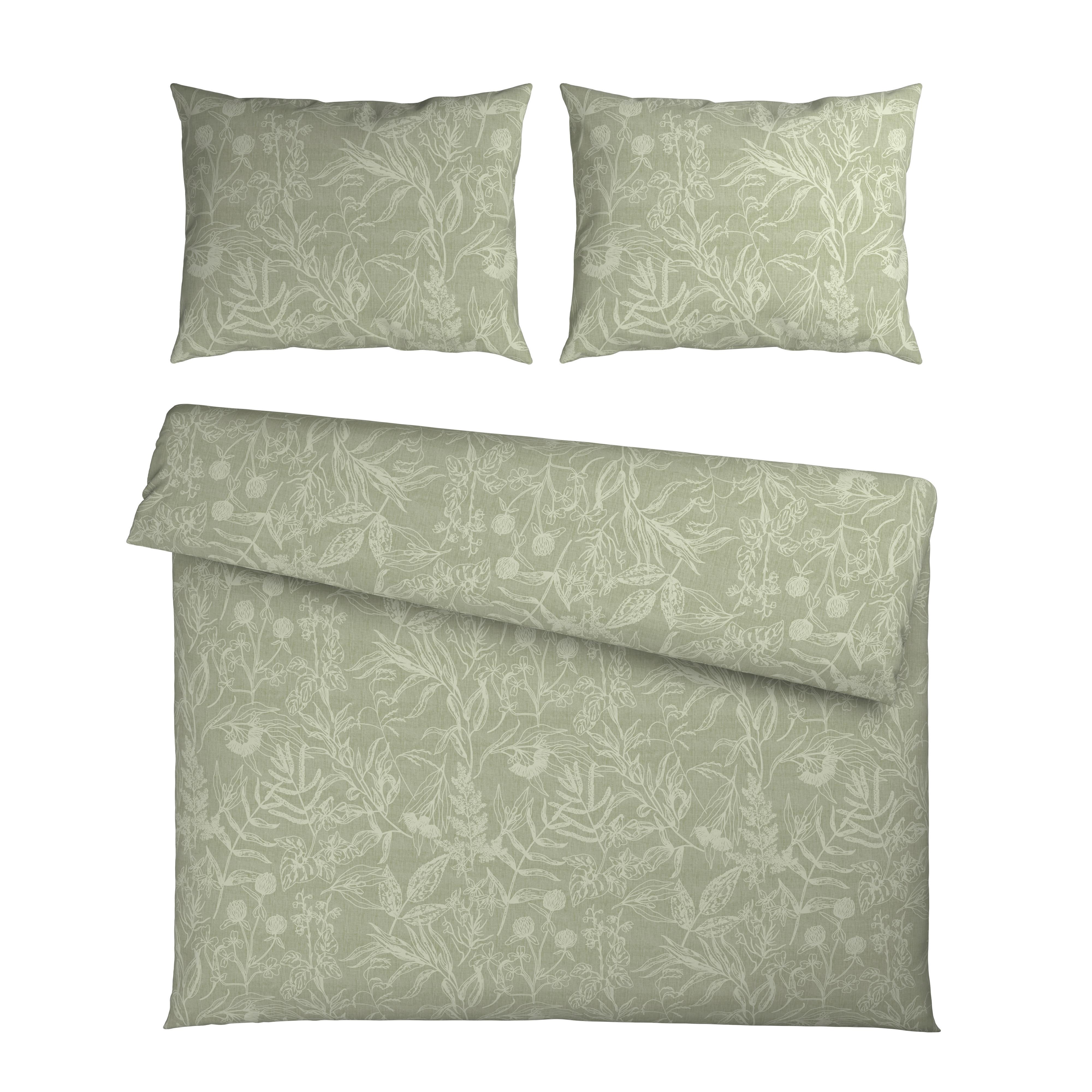 Ágyneműhuzat-garnitúra Typur Xxl - zsályazöld, textil (200/220cm) - Mömax