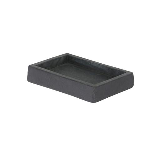 Seifenschale Loki in Anthrazit - Anthrazit, Naturmaterialien (13,5/9/2,5cm)
