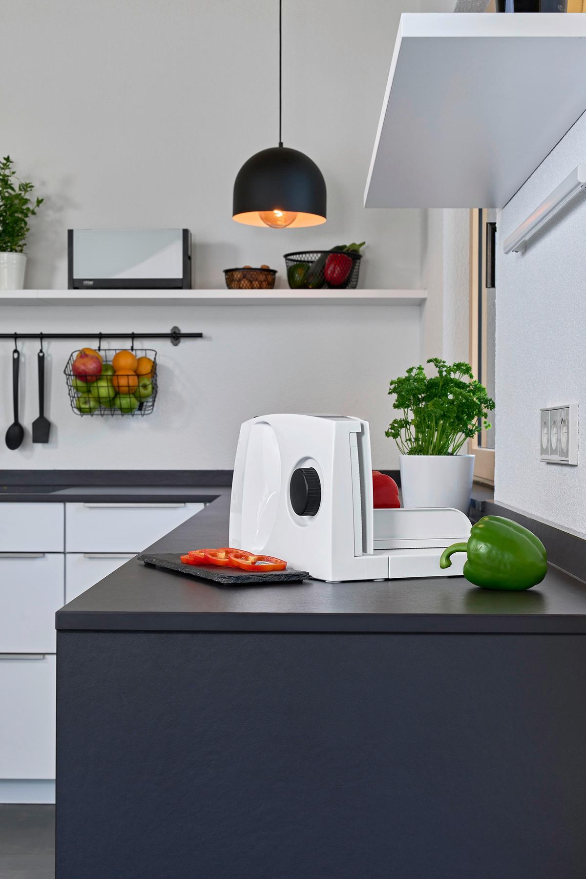 KRAJALNICA UNIWERSALNA 501.000 - biały wysoki połysk, Basics, tworzywo sztuczne/metal (34,8 cm/24/21,5 cmcm)