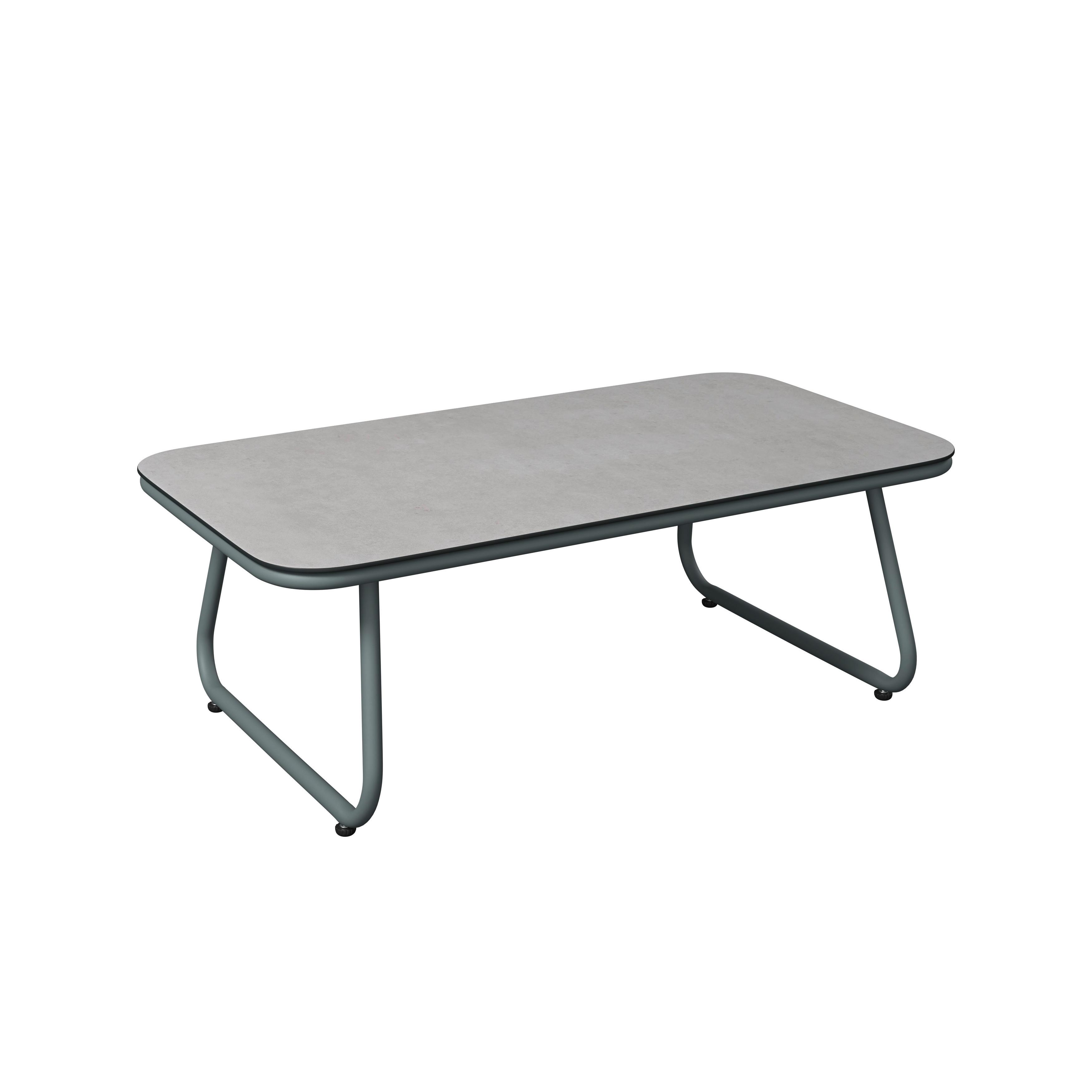 UTEMÖBLER SET BETTY - beige/grön, Modern, metall/glas - Mömax