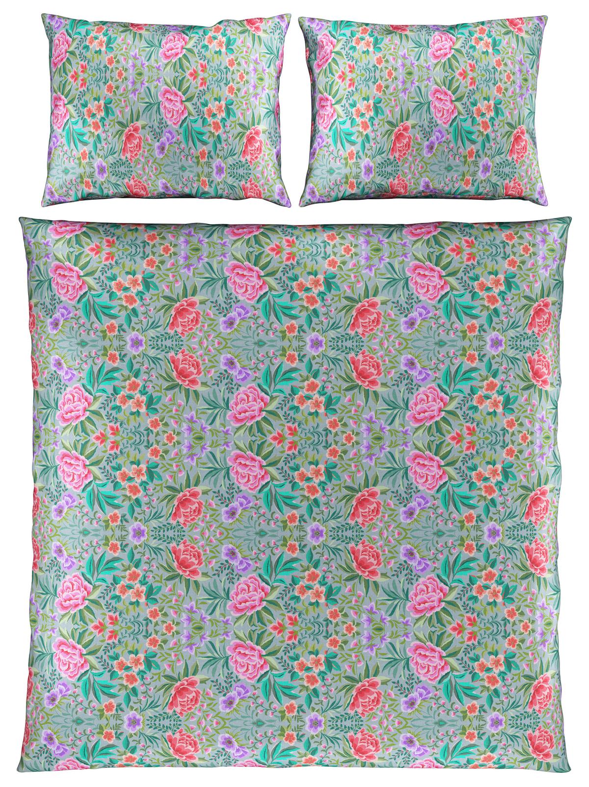 Lenjerie de pat Vivien cca. 200x220/2x50x70 cm - multicolor, Romantik / Landhaus, textil (200cm) - Mömax