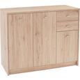 Komoda 4-you - hrast/krom, umetna masa/leseni material (109,1/85,4/34,6cm) - Mömax modern living Komoda 4-you - hrast/krom, umetna masa/leseni material (109,1/85,4/34,6cm) - Mömax modern living