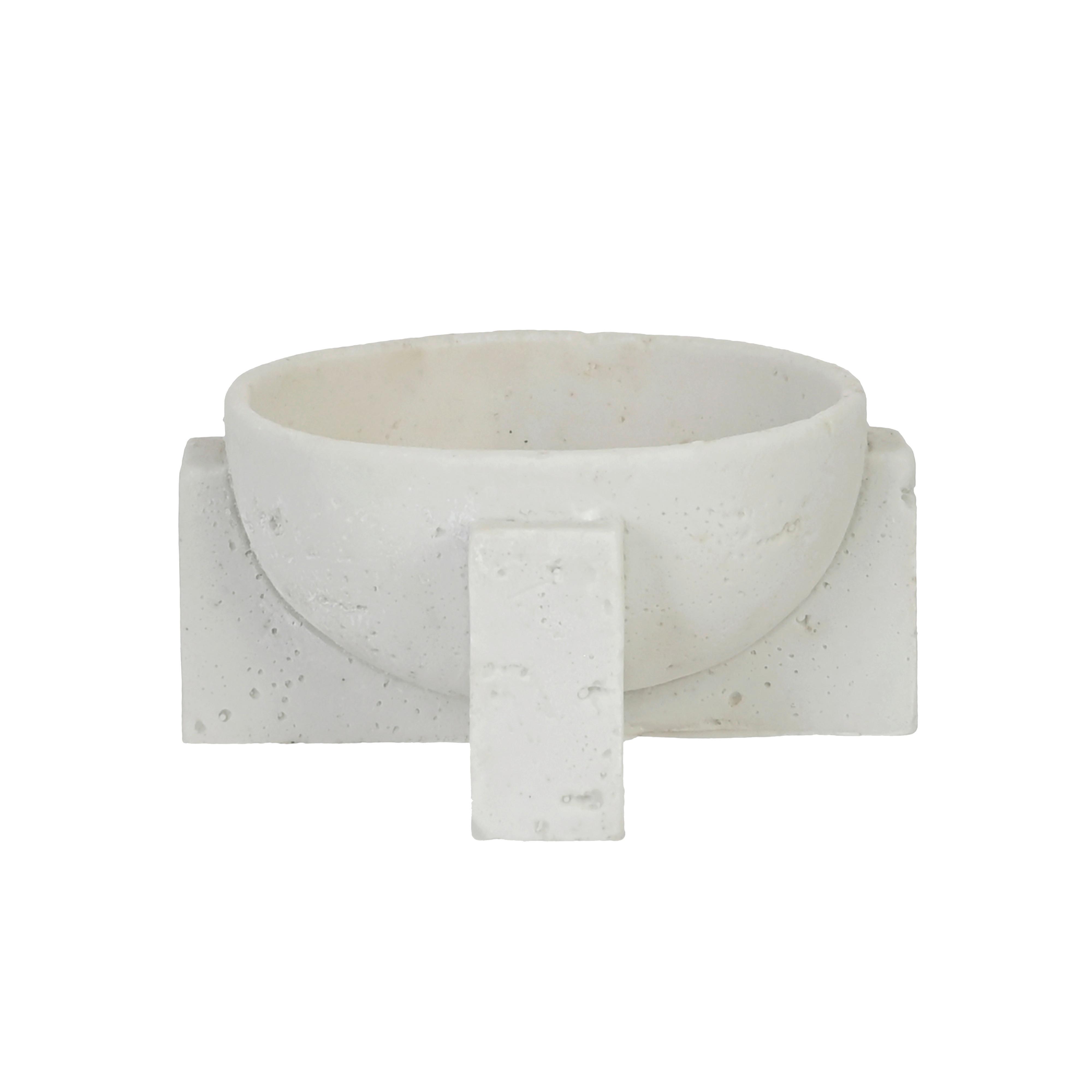 Kerzenhalter Gerry Weiß - Weiß, Basics, Kunststoff (11/6cm) - Mömax